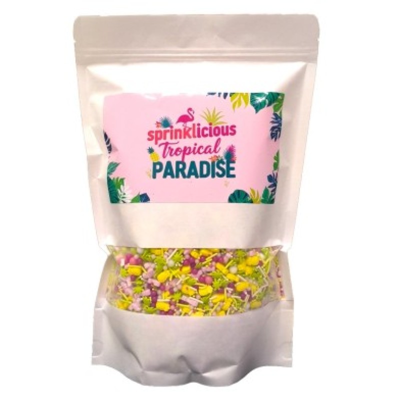 Κας Κας Sprinkles Mix Tropical Τροπικός Παράδεισος Sprinklicious 1kg E171 Free