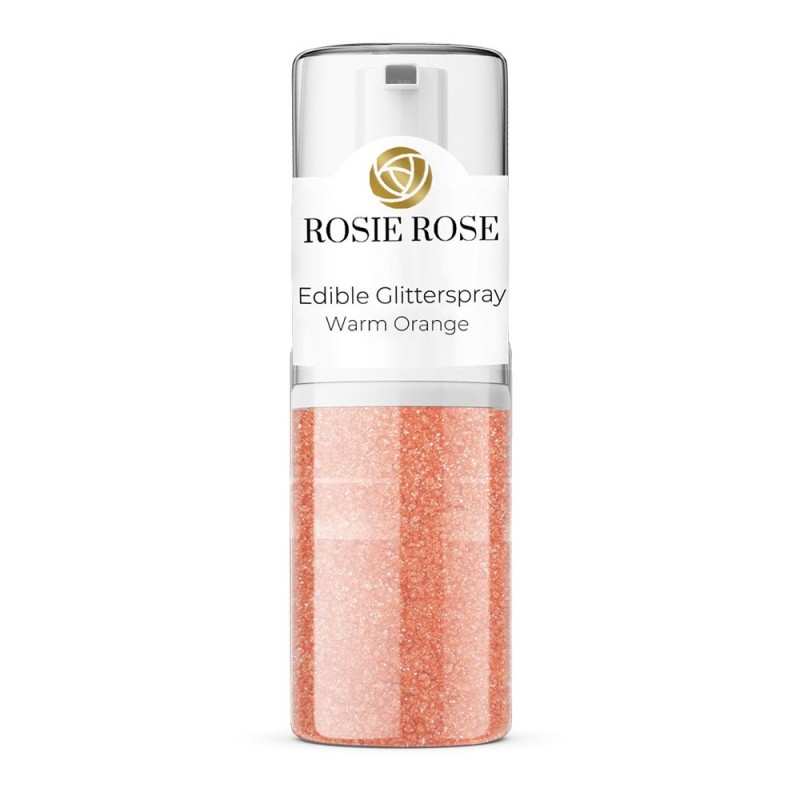 Βρώσιμο Glitter σε Spray Πορτοκαλί E171 Free 5gr Rosie Rose