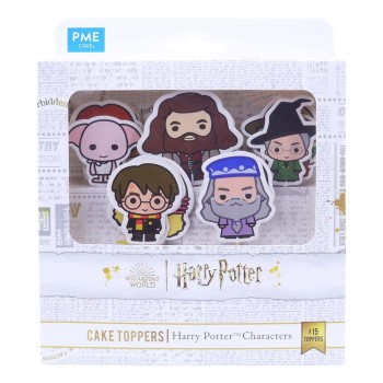 Cupcake Toppers Σετ Ηarry Potter με τα εμβλήματα 15 Χαρακτήρων PME