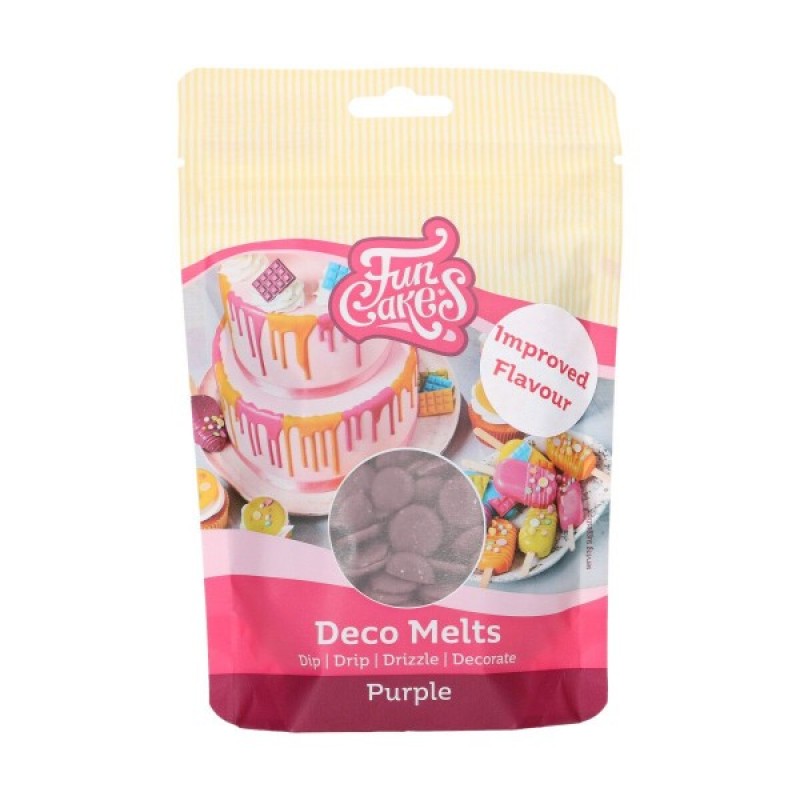 Candy Deco Melts Μωβ Funcakes 250gr