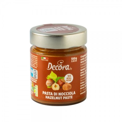 Συμπυκνωμένη Πάστα Με Γεύση Φουντούκι (Νocciola) Decora 100gr