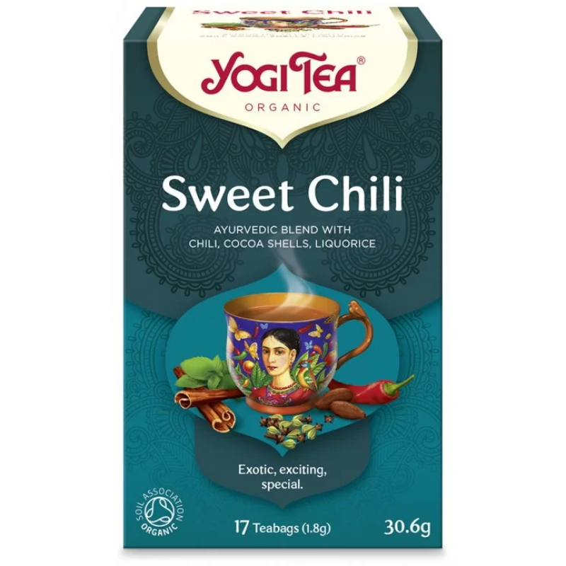 Βιολογικό Τσάι Sweet Chili Yogi Tea 17 Φακελάκια 30.6gr