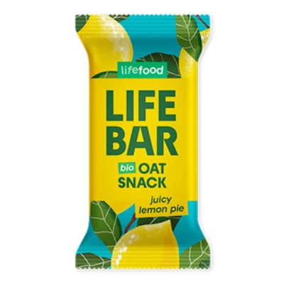 Βιολογική Lifebar Μπάρα Βρώμης Mε Λεμόνι Lifefood 40gr