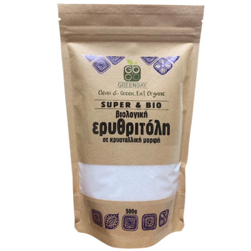 Βιολογική Κρυσταλλική Ερυθριτόλη Greenbay 500gr