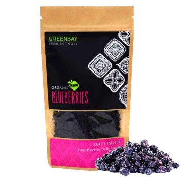 Βιολογικά Άγρια Μύρτιλα (Blueberries) Αποξηραμένα Greenbay 125gr