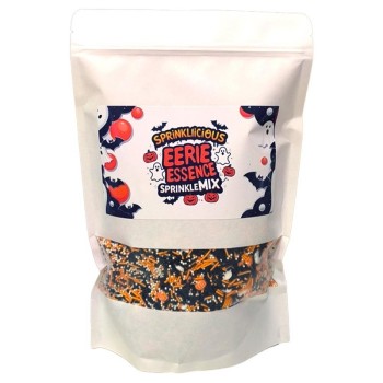 Κας Κας Halloween Sprinkle Mix Φάντασμα Κολοκύθα Νυχτερίδα Sprinklicious 80gr Free E171