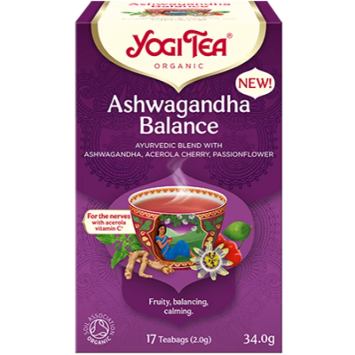 Βιολογικό Τσάι Ashwagandha Balance Yogi Tea 17 Φακελάκια 34gr