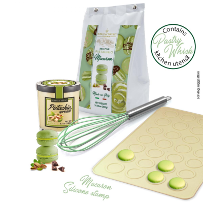 Cooking Kit για παρασκευή Macaron με Γεύση Pistachio Borgo Di Medici 1520g