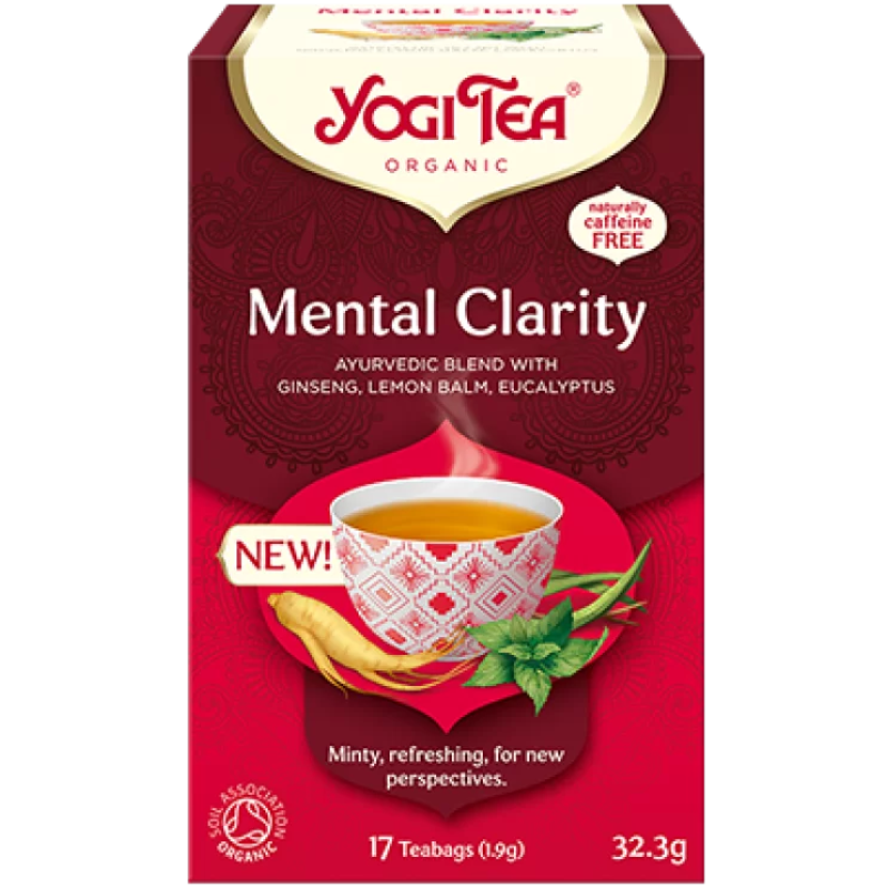 Βιολογικό Τσάι Mental Clarity Yogi Tea 17 Φακελάκια 32.3gr