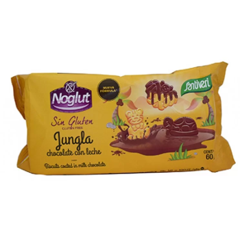 Μπισκότα Jungle Cookies με Σοκολάτα Χωρίς Γλουτένη Santiveri 60gr