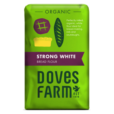 Βιολογικό Σκληρό Αλεύρι για Λευκό Ψωμί Doves Farm 1,5kg