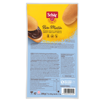 Ψωμάκια Brioche Χωρίς Γλουτένη Schar 200gr (4x50g)